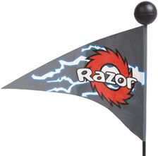 razor go cart flag